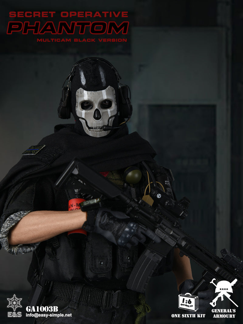 Load image into Gallery viewer, Secret Operative Phantom Black Multicam Version - MINT IN BOX
