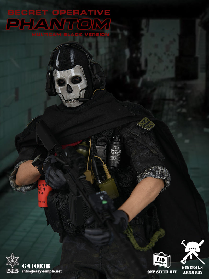 Load image into Gallery viewer, Secret Operative Phantom Black Multicam Version - MINT IN BOX
