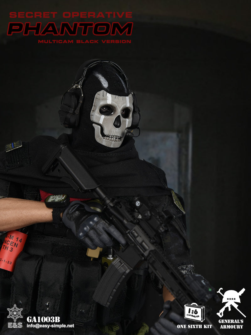 Load image into Gallery viewer, Secret Operative Phantom Black Multicam Version - MINT IN BOX
