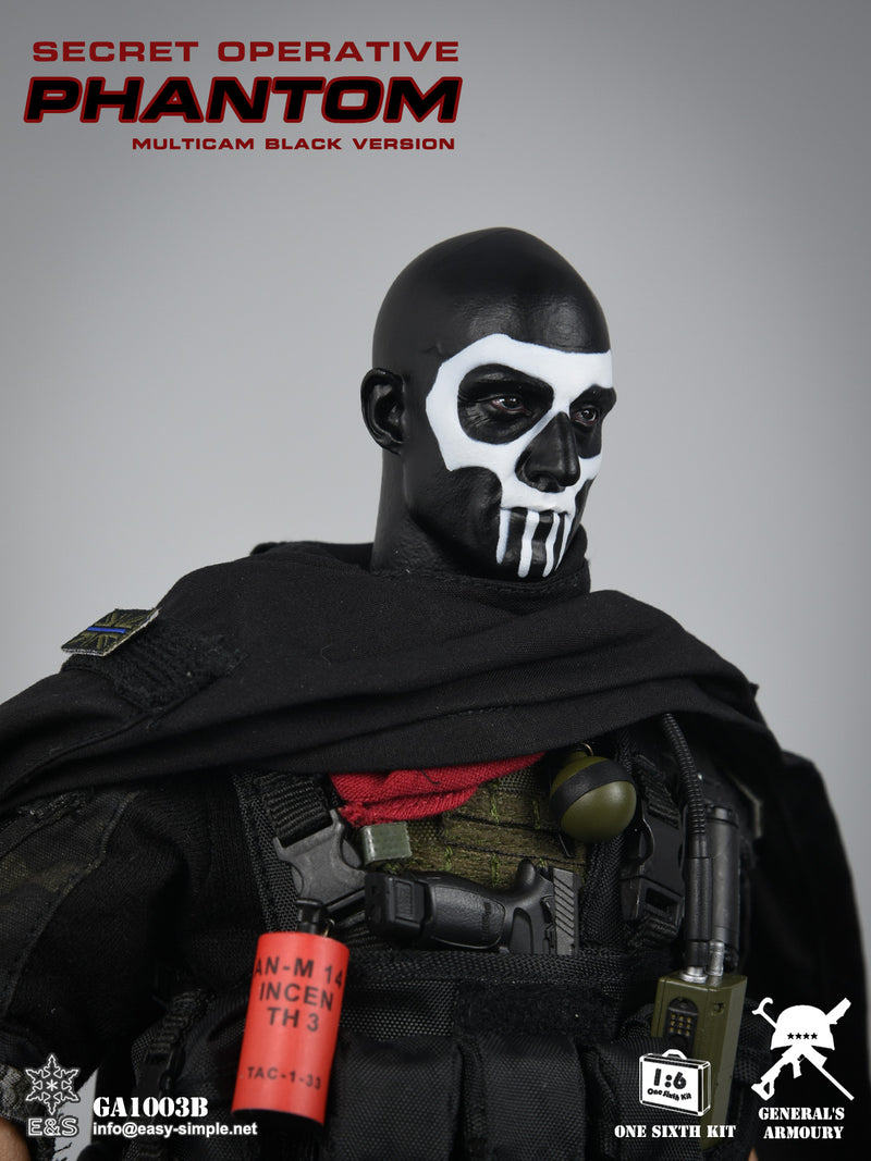 Load image into Gallery viewer, Secret Operative Phantom Black Multicam Version - MINT IN BOX
