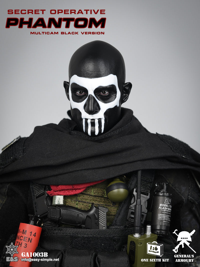 Load image into Gallery viewer, Secret Operative Phantom Black Multicam Version - MINT IN BOX
