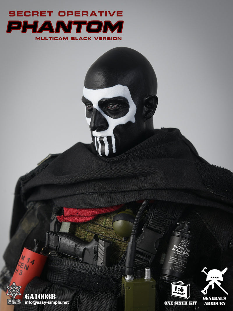 Load image into Gallery viewer, Secret Operative Phantom Black Multicam Version - MINT IN BOX
