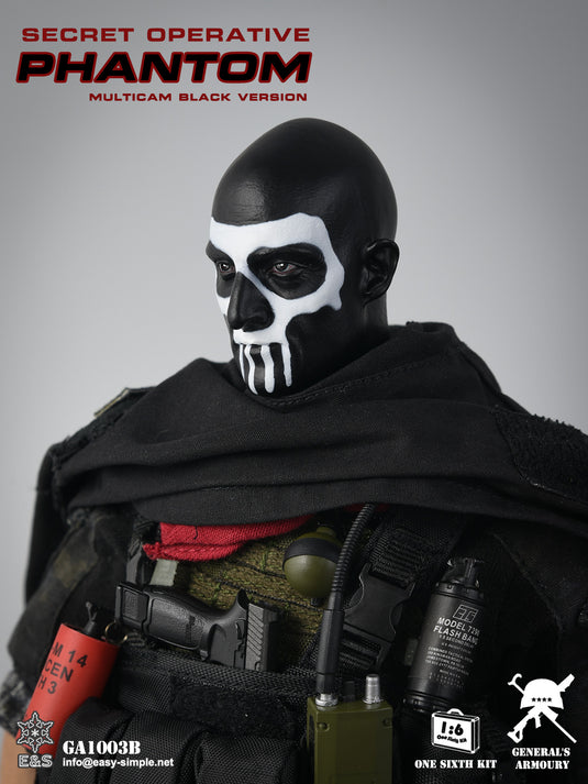 Secret Operative Phantom Black Multicam Version - MINT IN BOX