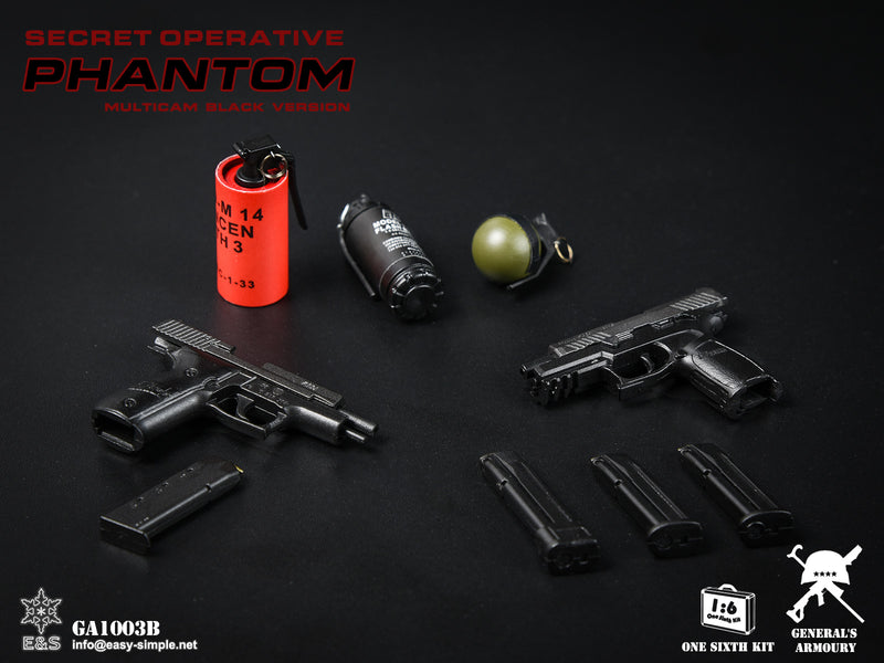 Load image into Gallery viewer, Secret Operative Phantom Black Multicam Version - MINT IN BOX
