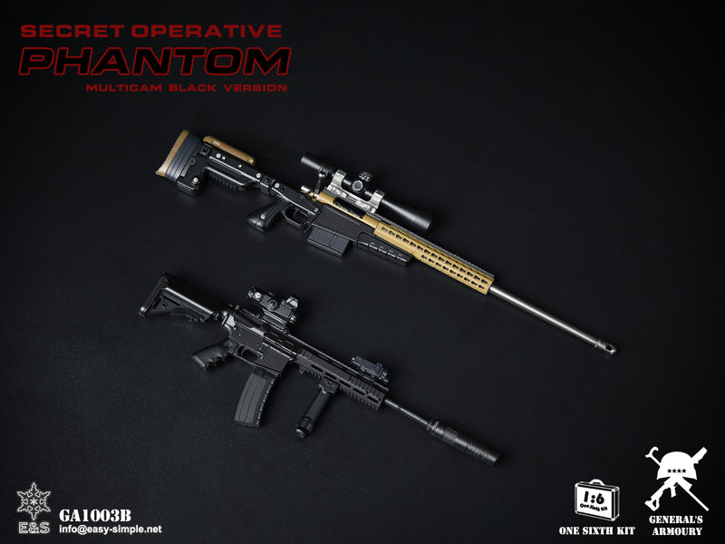 Load image into Gallery viewer, Secret Operative Phantom Black Multicam Version - MINT IN BOX
