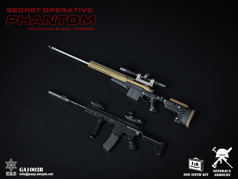 Load image into Gallery viewer, Secret Operative Phantom Black Multicam Version - MINT IN BOX
