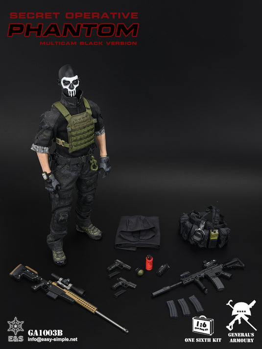 Secret Operative Phantom Black Multicam Version - MINT IN BOX