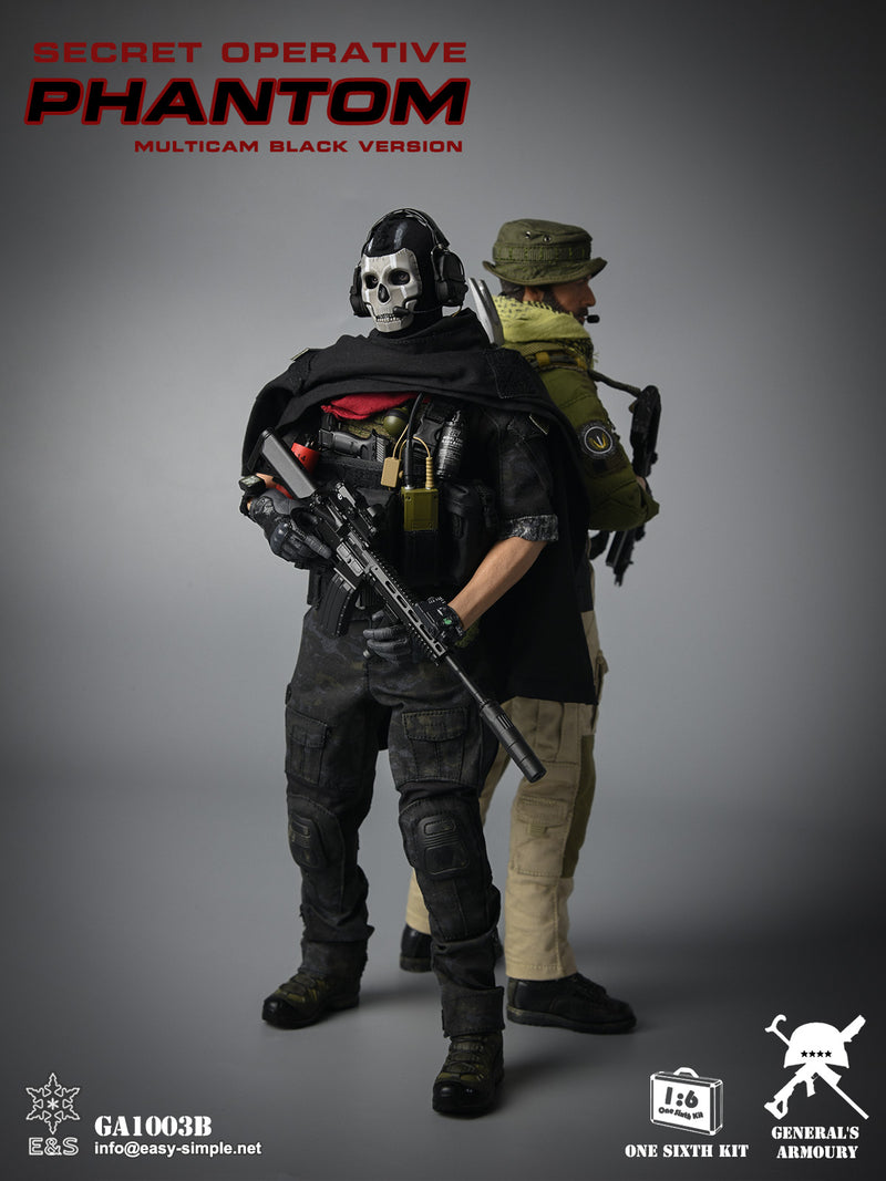 Load image into Gallery viewer, Secret Operative Phantom Black Multicam Version - MINT IN BOX
