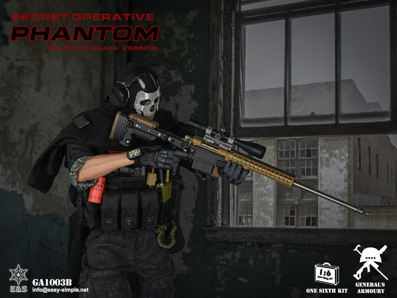 Load image into Gallery viewer, Secret Operative Phantom Black Multicam Version - MINT IN BOX
