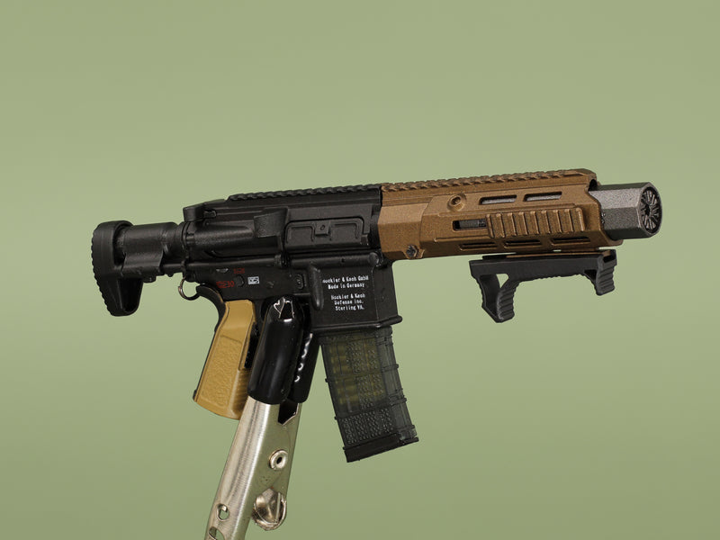 Load image into Gallery viewer, 1/6 - Custom - Black FSI Angled Foregrip
