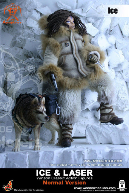 Apexplorers - Ice & Laser - Tan Fur-Like Winter Jacket