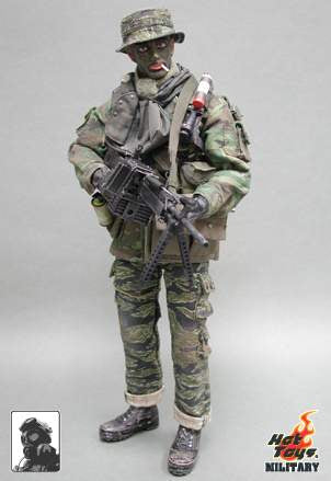 Load image into Gallery viewer, U.S. Navy Seal - Male Face Painted Head Sculpt
