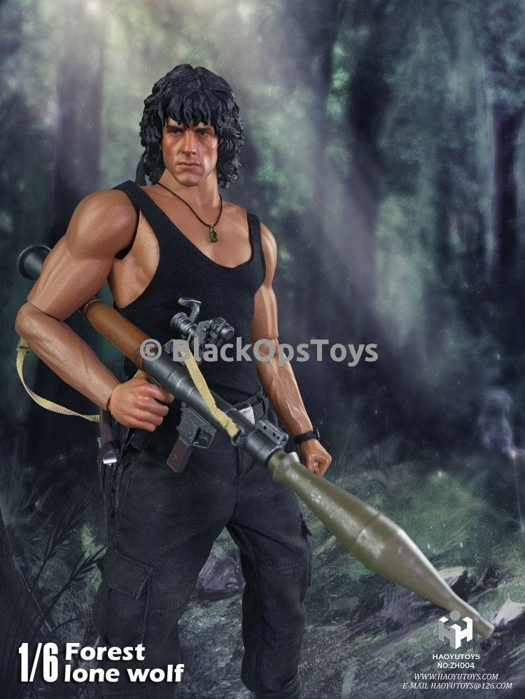 Load image into Gallery viewer, HaoYuToys 1/6 Scale Jungle Wolf John J. Rambo RPG Rocket Propelled Grenade
