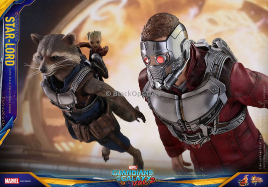 Hot Toys Guardians of the Galaxy Vol. 2 Star-Lord LED Light-Up Masked Headsculpt w/Batteries