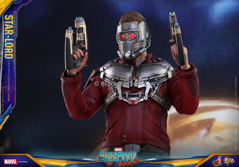 Load image into Gallery viewer, Hot Toys Guardians of the Galaxy Vol. 2 Star-Lord LED Light-Up Masked Headsculpt w/Batteries
