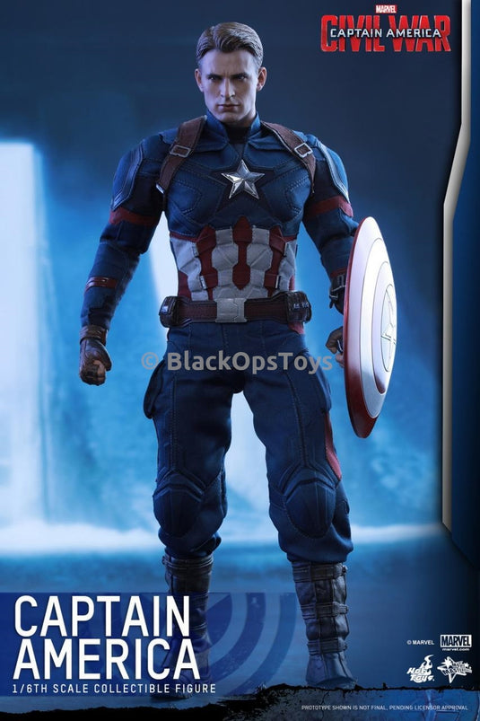 Hot Toys 1/6 Scale Civil War Captain America Headsculpt
