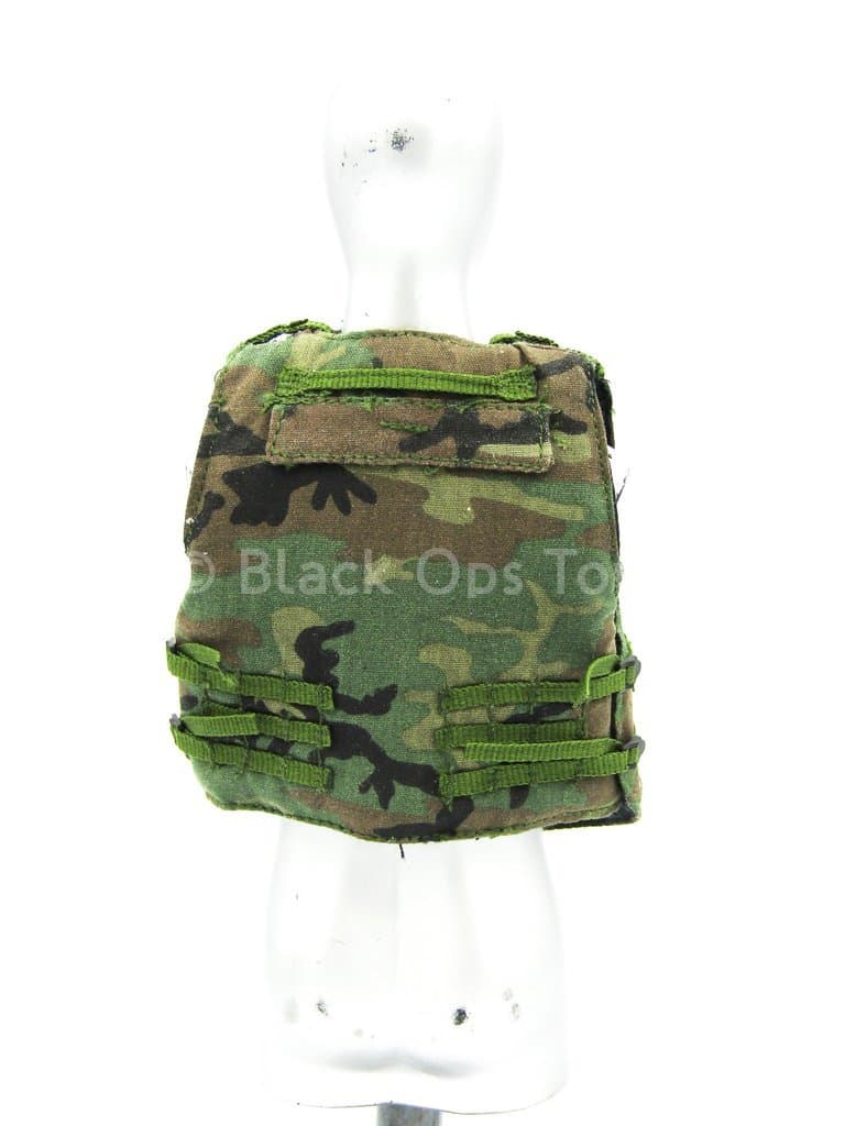 Load image into Gallery viewer, VEST - Woodland Camo Heavy MOLLE Plate Carrier
