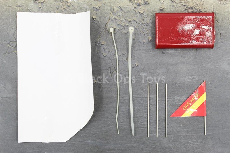 Load image into Gallery viewer, Skull Guard Red - Joel - M.O.P.P. Accessory Set w/Sticker Flags
