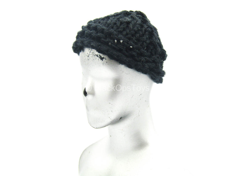 Load image into Gallery viewer, Female Soldier - Black Knit Beanie
