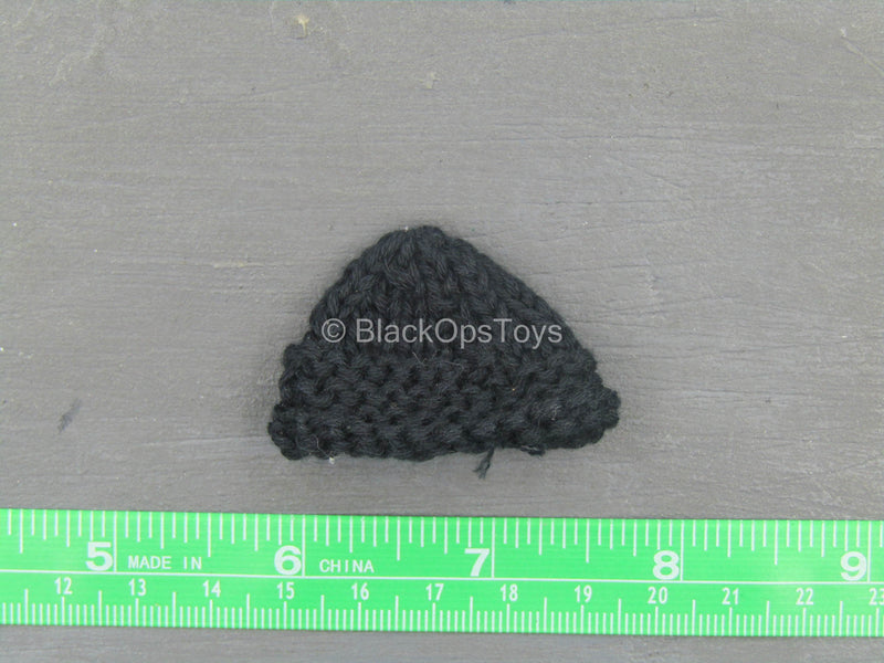 Load image into Gallery viewer, Female Soldier - Black Knit Beanie
