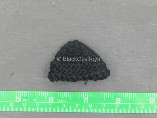 Female Soldier - Black Knit Beanie