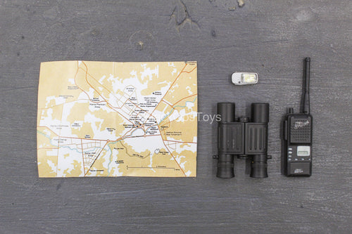CIA Operative - Radio w/Binoculars & Map Set