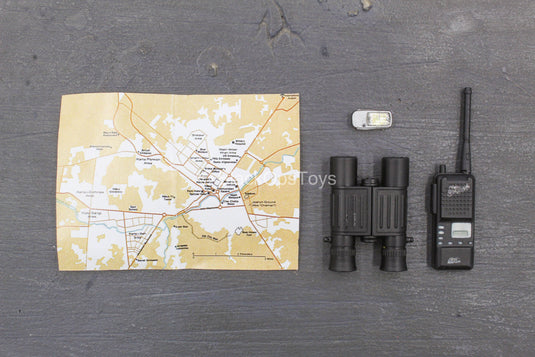 CIA Operative - Radio w/Binoculars & Map Set