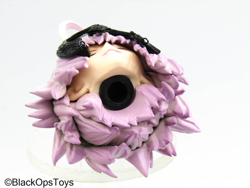 Load image into Gallery viewer, Joan Of Arc - Anime Head Sculpt w/Metal Crown &amp; Pink Hair
