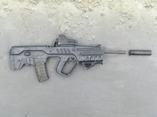 GI JOE - Baroness - Black SKS Bullpup Rifle w/Suppressor