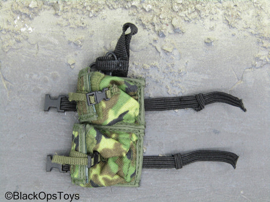 Toy Soldier - Woodland Drop Leg Dual Cell Pouch