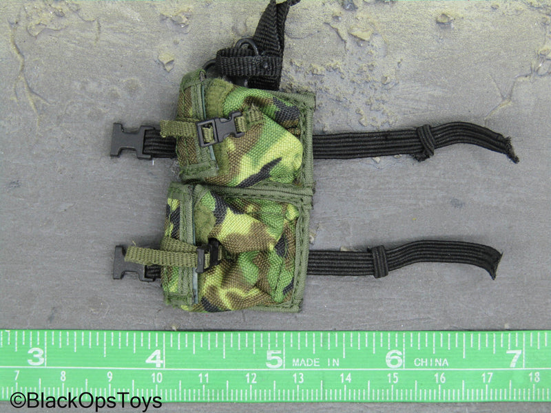 Load image into Gallery viewer, Toy Soldier - Woodland Drop Leg Dual Cell Pouch
