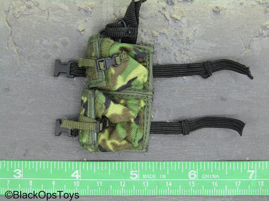 Toy Soldier - Woodland Drop Leg Dual Cell Pouch
