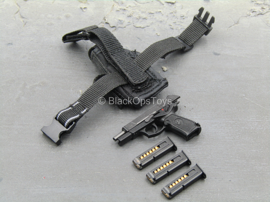 Chinese People's Armed Police - QSZ 92 Pistol w/Drop Leg Holster