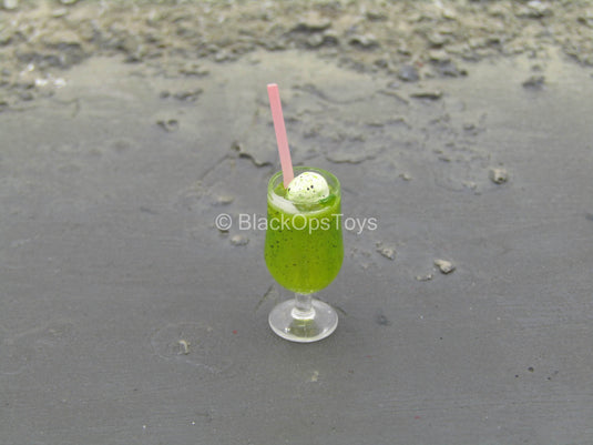 Green Alcohol Glass