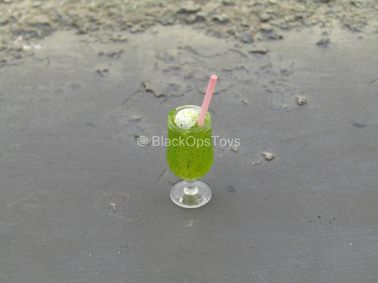 Green Alcohol Glass