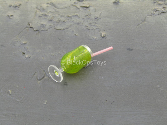 Green Alcohol Glass