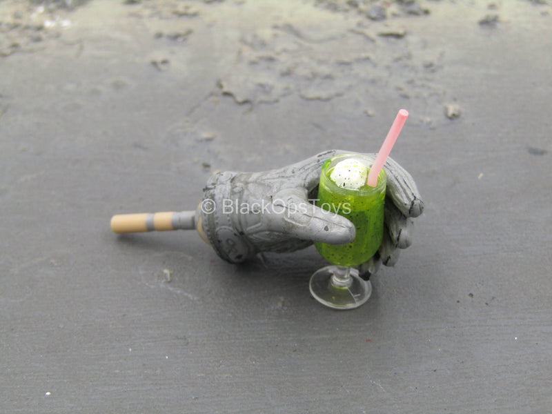 Load image into Gallery viewer, Green Alcohol Glass
