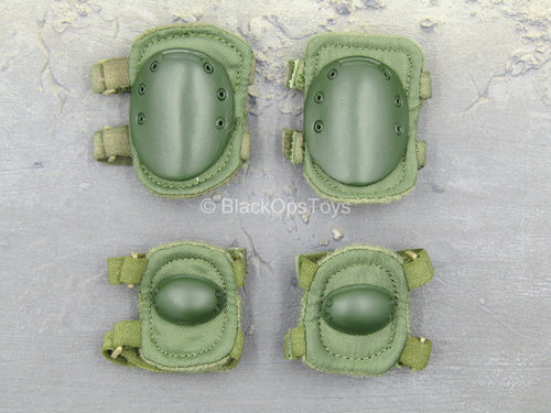 Chinese People's Armed Police - Green Knee & Elbow Pads