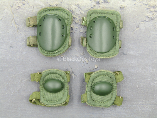 Chinese People's Armed Police - Green Knee & Elbow Pads