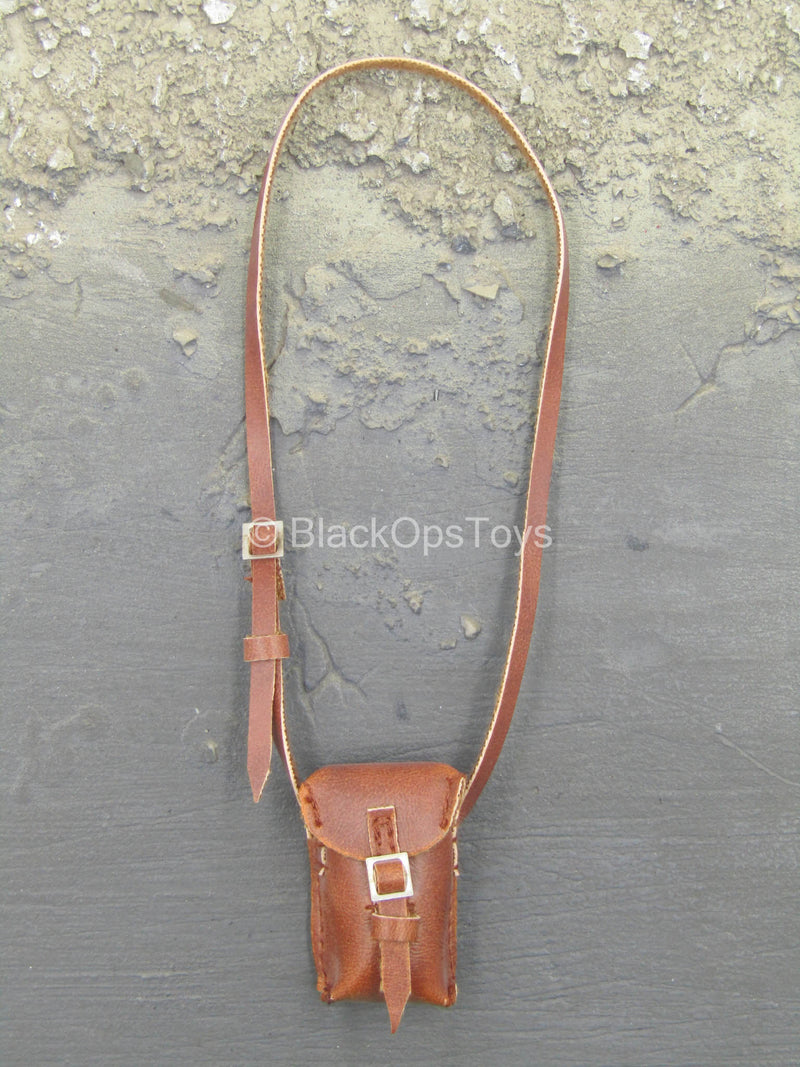 Load image into Gallery viewer, WWII - Wermacht Heer - Brown Leather-Like Satchel
