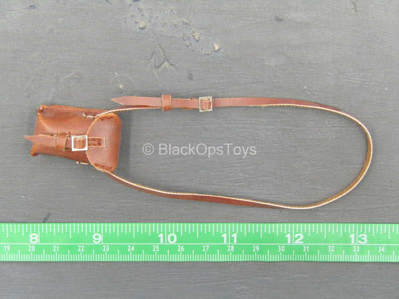 Load image into Gallery viewer, WWII - Wermacht Heer - Brown Leather-Like Satchel
