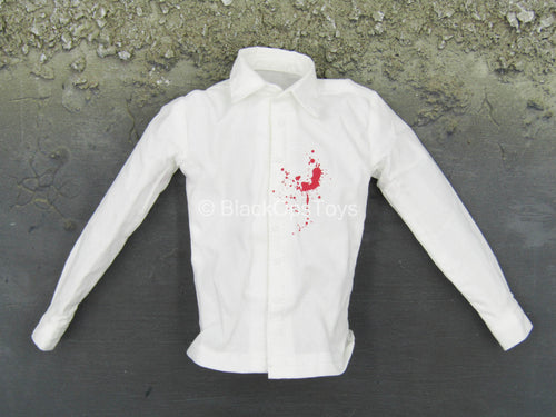 Secret Service Agent - Mark - White Dress Shirt w/Blood Stain