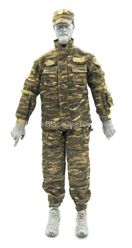 PAP Shannante Team - Brown Pixelated Tiger Stripe Uniform Set