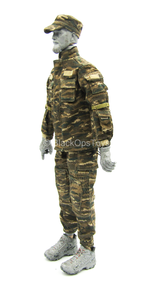 PAP Shannante Team - Brown Pixelated Tiger Stripe Uniform Set