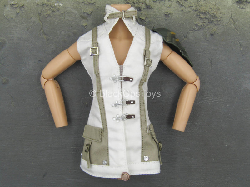 Load image into Gallery viewer, Lightning Girl - White Vest
