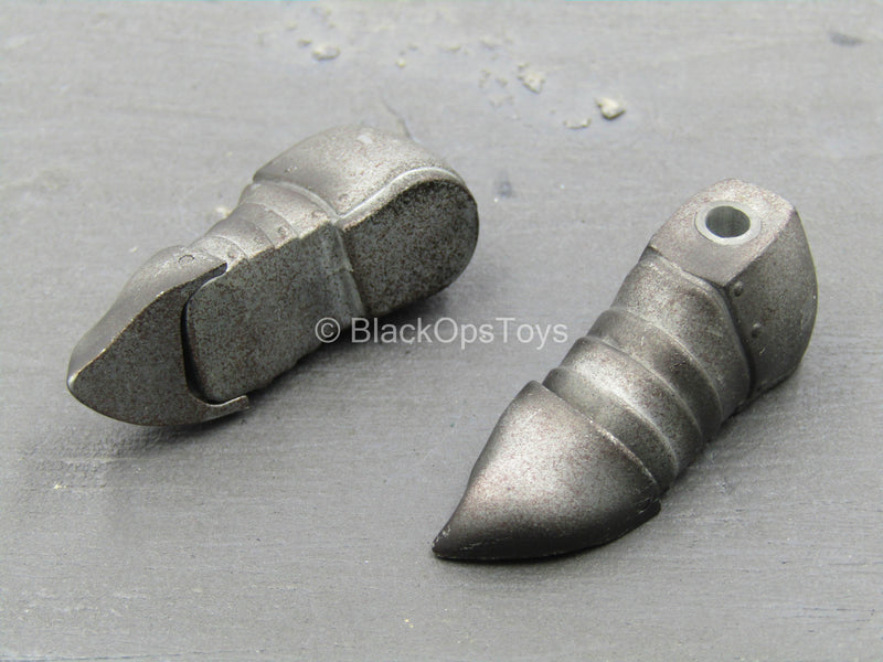 Load image into Gallery viewer, SAINT KNIGHT - Female Metal Sabatons (Peg Type)
