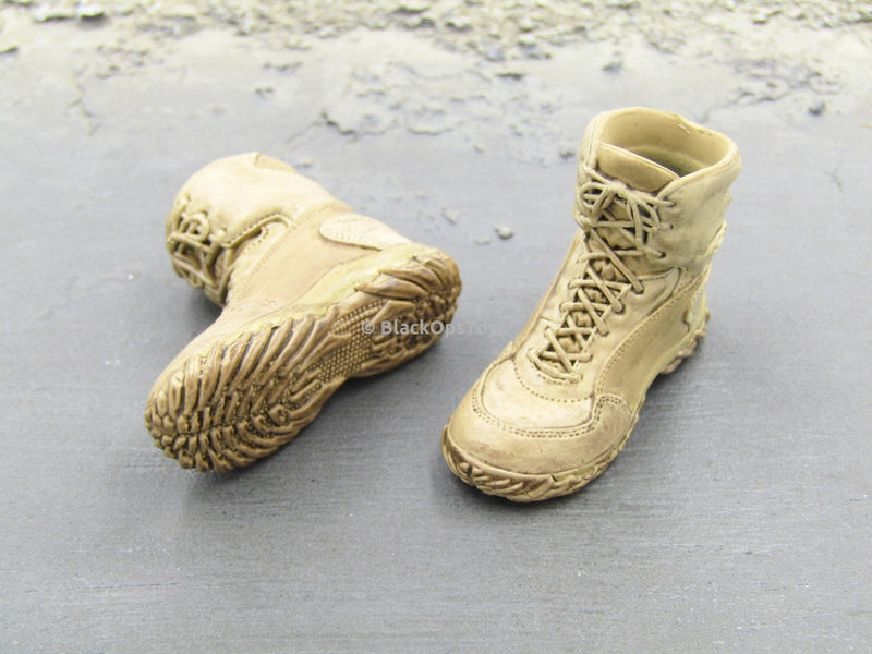 Load image into Gallery viewer, CIA - Tan Tactical Combat Boots
