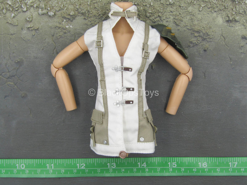 Load image into Gallery viewer, Lightning Girl - White Vest
