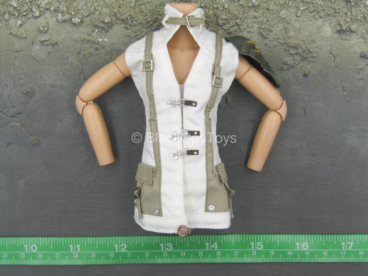 Lightning Girl - White Vest
