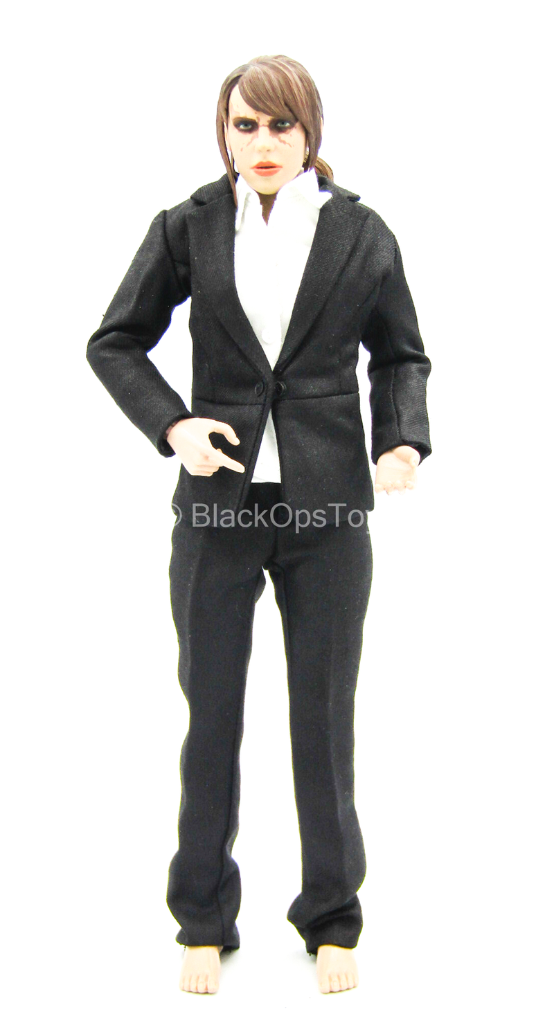 Load image into Gallery viewer, Female Black Suit Set w/Belt
